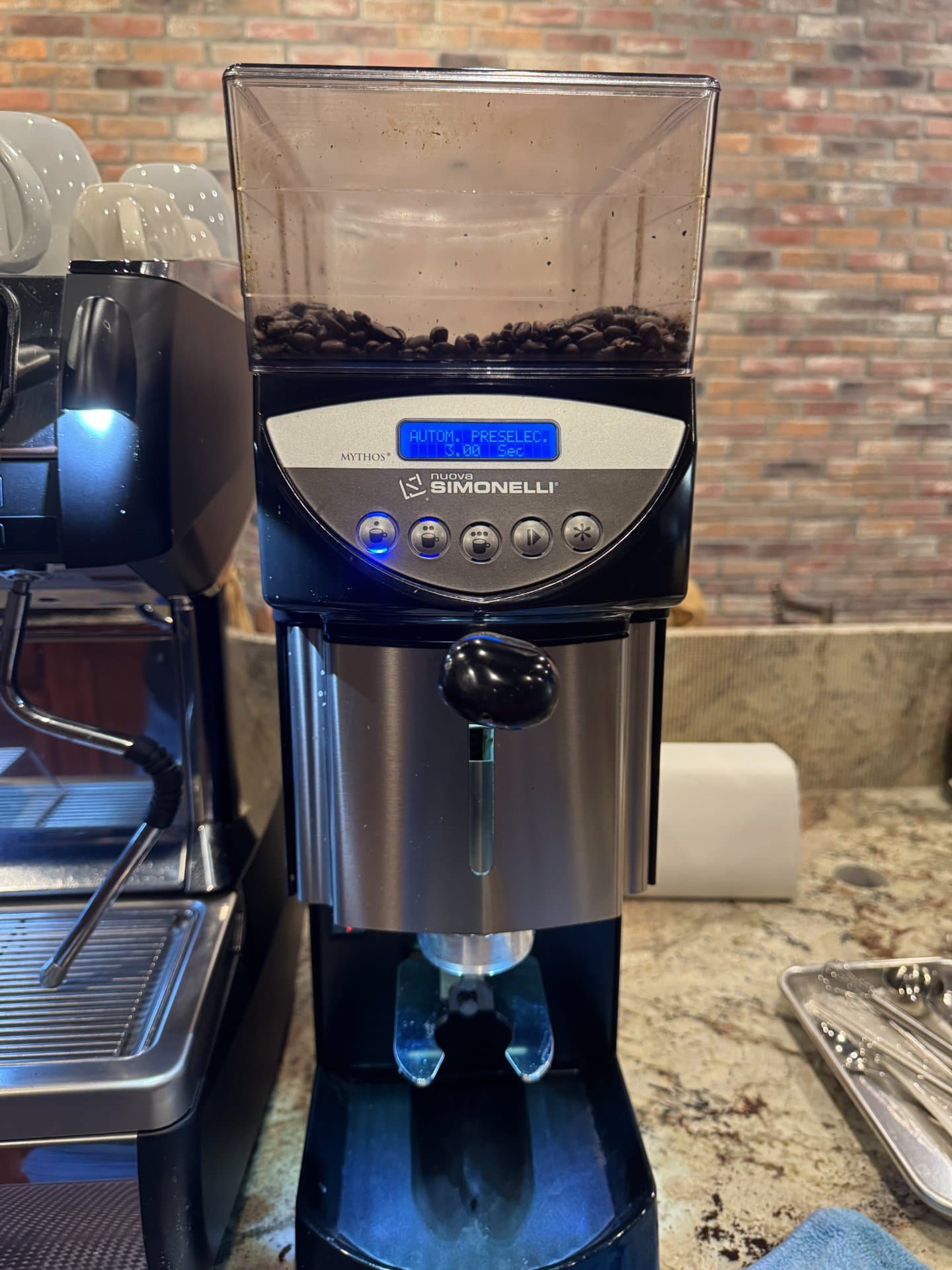 Espresso Machine, Espresso Grinder, Bunn Dual Coffee brewer, Bunn Grinder, Bunn Tea Machine, Coffee house signage