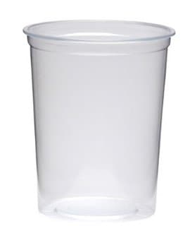 32 oz Microwavable Clear Round Deli Container