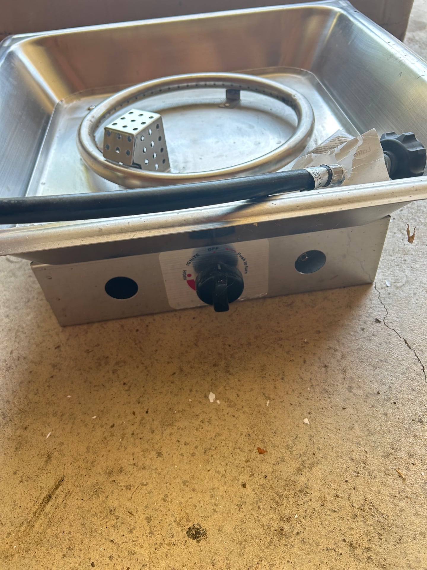 Kalamazoo Outdoor Cooktop & Wok Burner. New in box. Never Used. Circa 2022 - Image 1