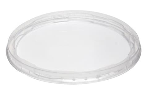 8-32 oz Microwavable Clear Deli Container Lid Recessed Fit