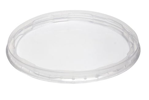 8-32 oz Microwavable Clear Deli Container Lid Recessed Fit - Image 1