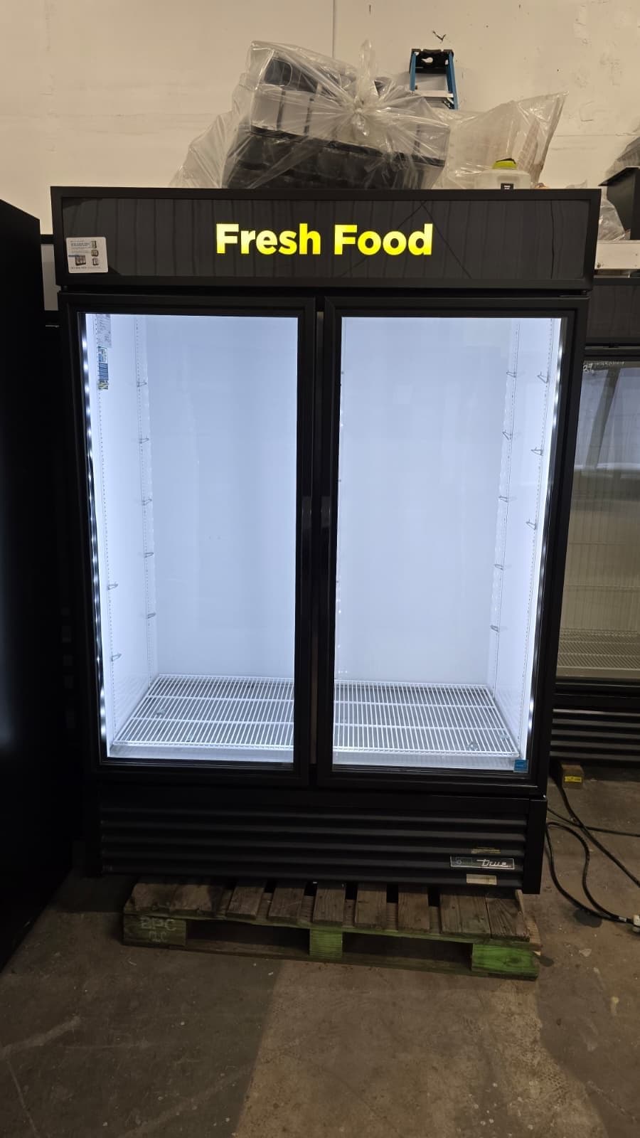TRUE GDM-49-HC 2-Door Glass Door Cooler (Refrigerator) - Like New