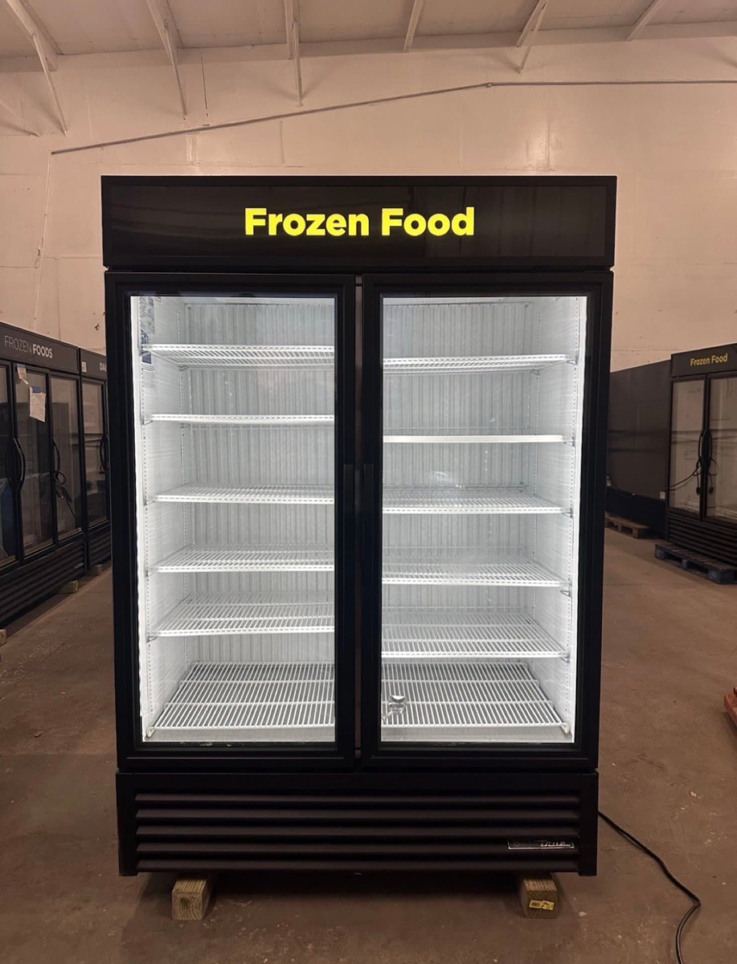 TRUE GDM-49F-HC 2-Door Glass Door Freezer - Like New