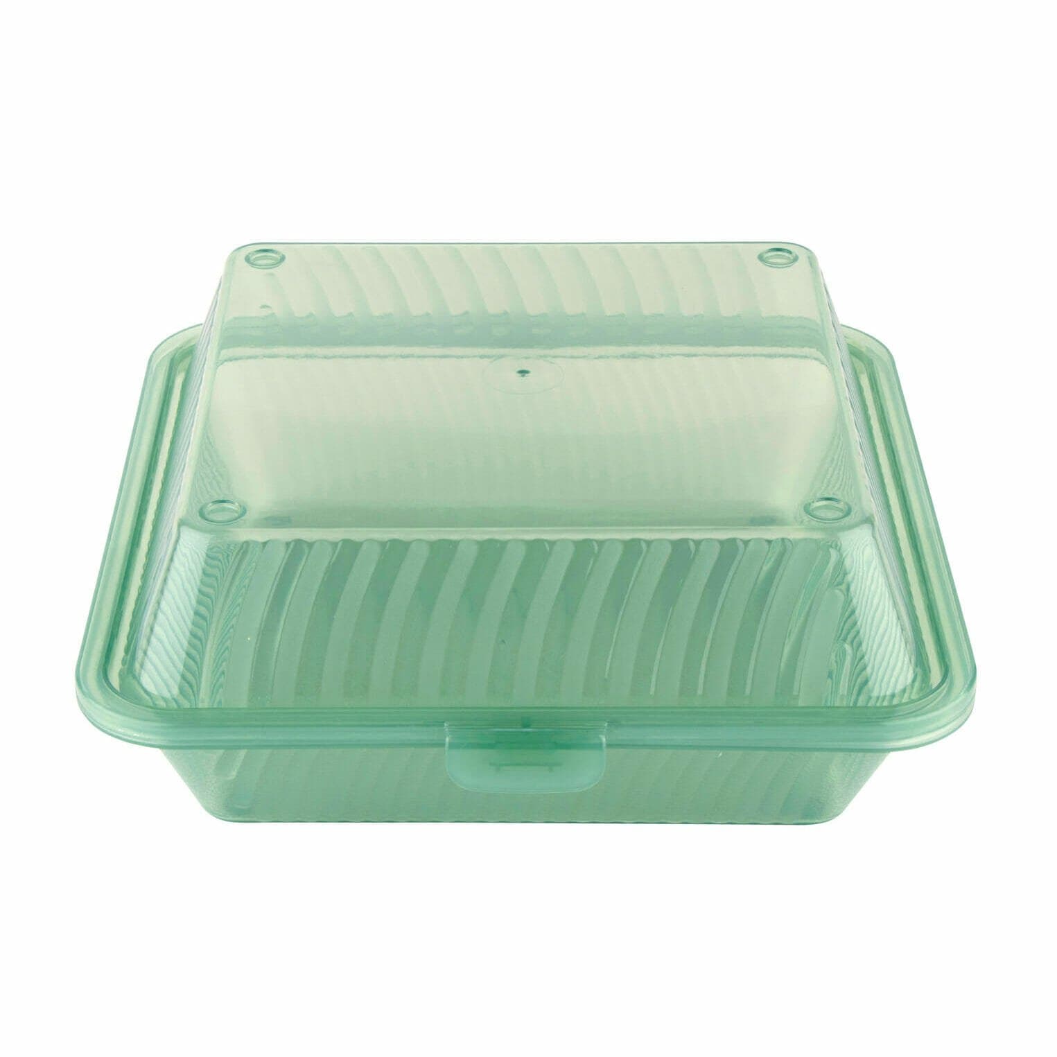 EC-10-1-JA – Single Entree, Polypropylene, Jade, Food Reusable Container, 9″ L x 9″ W x 3.5″ H