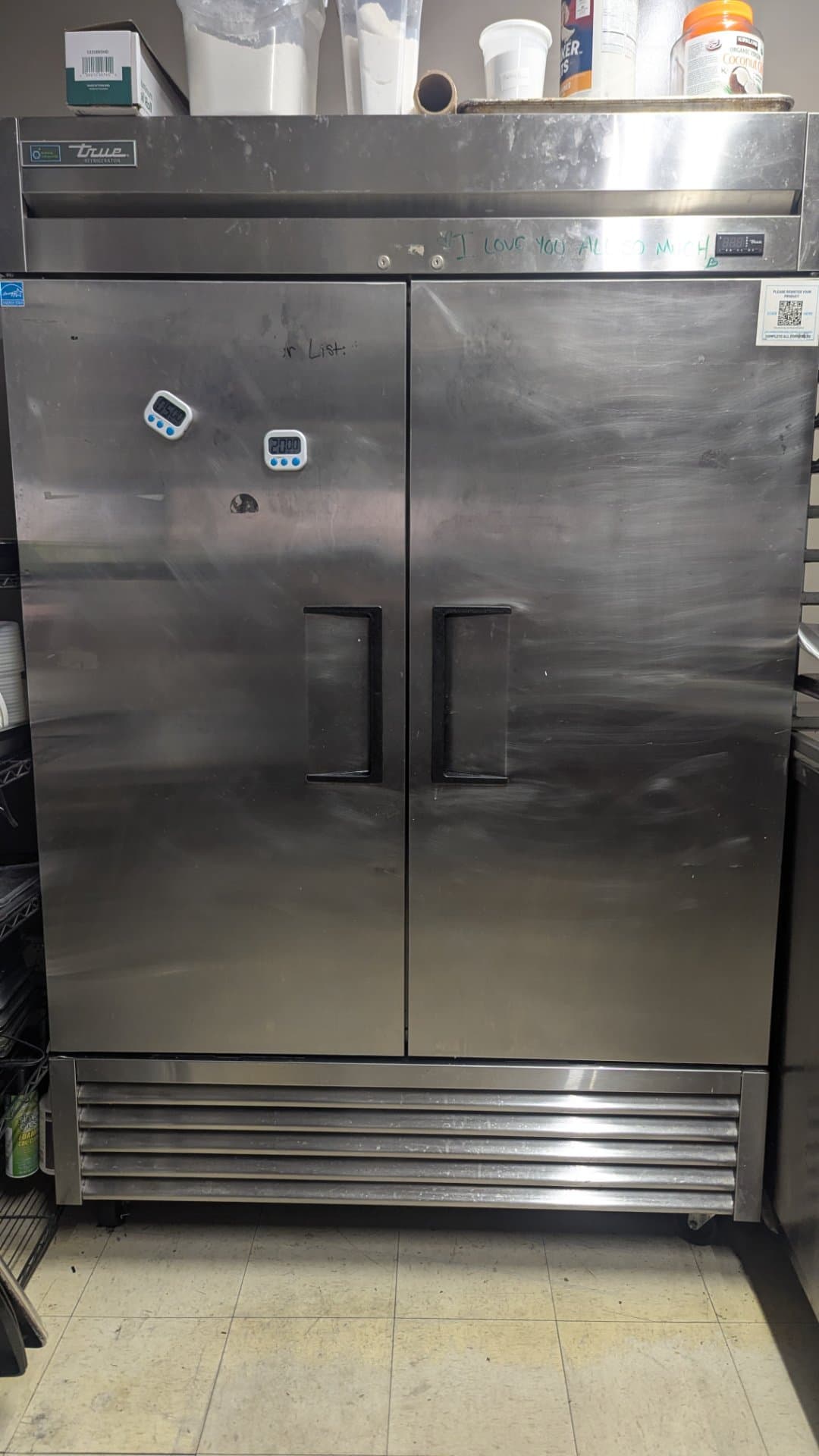 True Reach-In Cooler